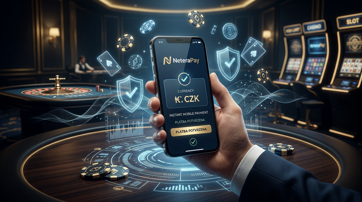 Mobilní vklad NeteraPay do online casina v roce 2026